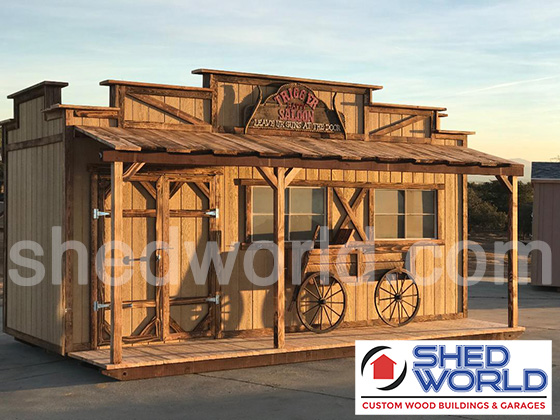 Rustic Saloon Shed
