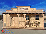 12 Rustic Wagon Wheel Shed
