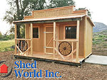 14 Rustic Shed with Porch