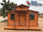 22 Rustic Livery Porch Shed