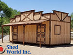 35 Rustic Western Horse Barn Shed