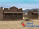 9 Rustic Western Town Sheds